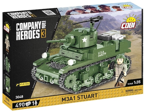 COBI #3048 M3スチュアート軽戦車 (M3 Stuart CoH3)