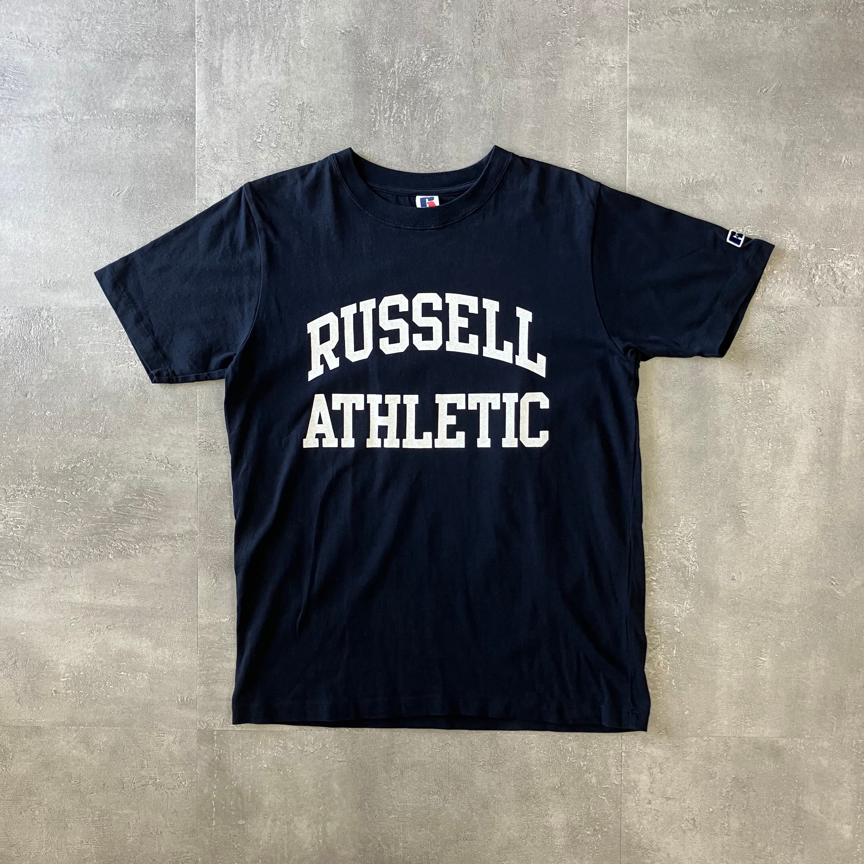 RUSSELL ATHLETIC 80s~ usa製 プリントTee M No.2262