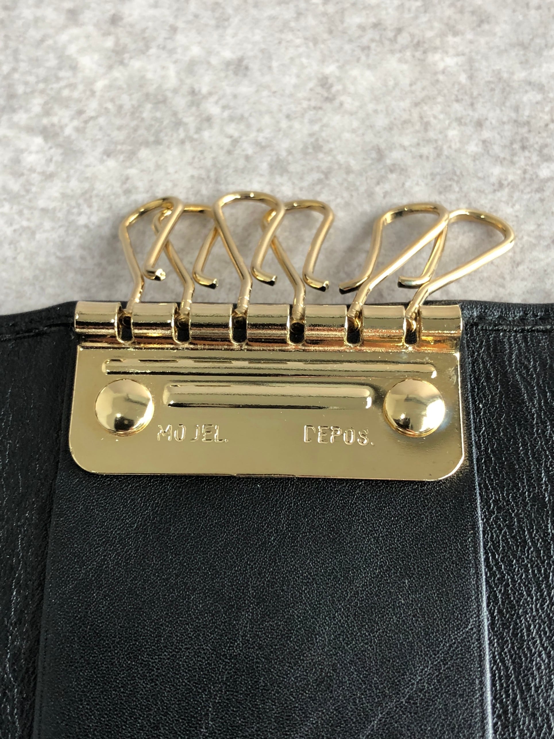 GUCCI グッチ キーケース ブラック バンブー レザー 6連 vintage