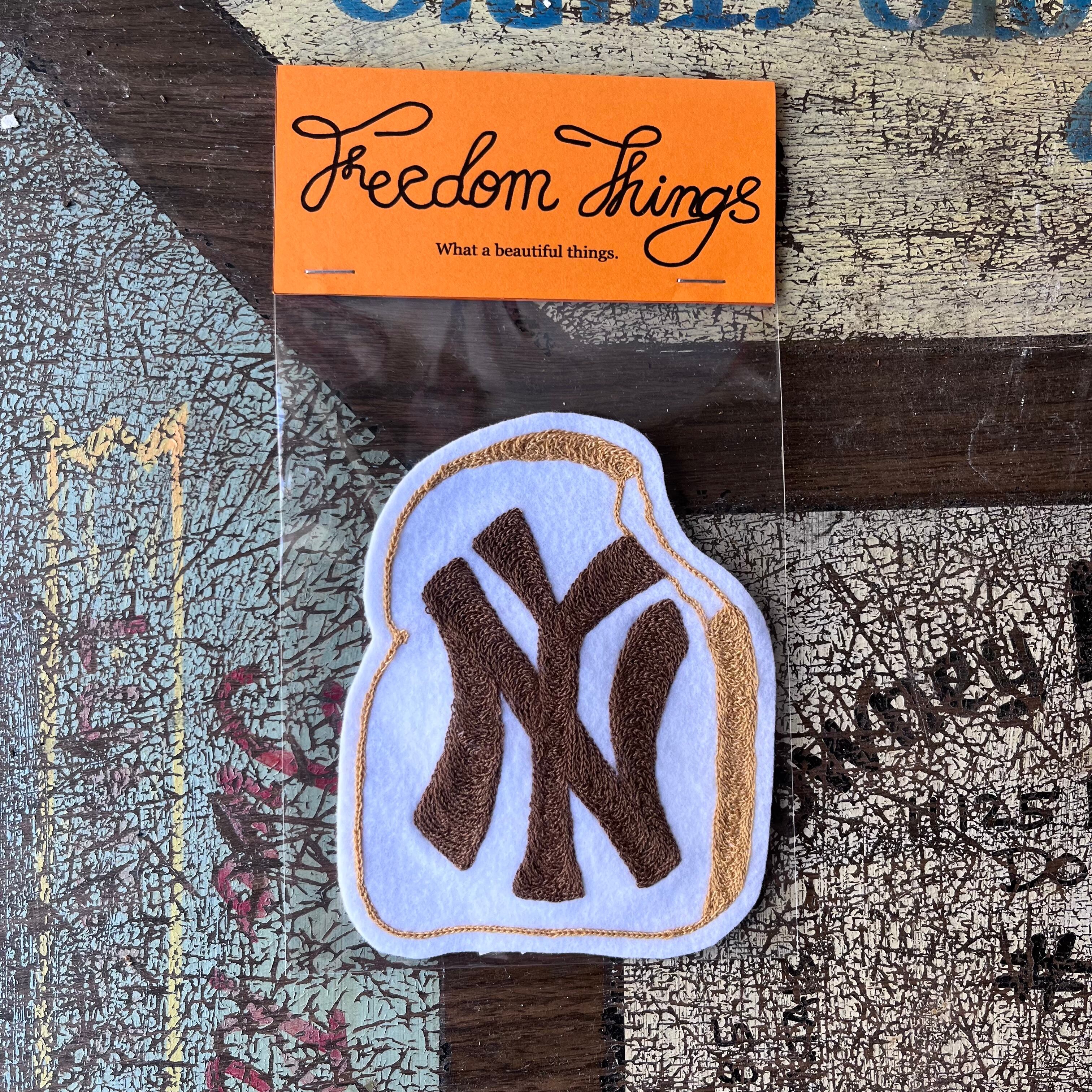 "Freedom Things” Handmade Chainstitch Patch/ New York 1