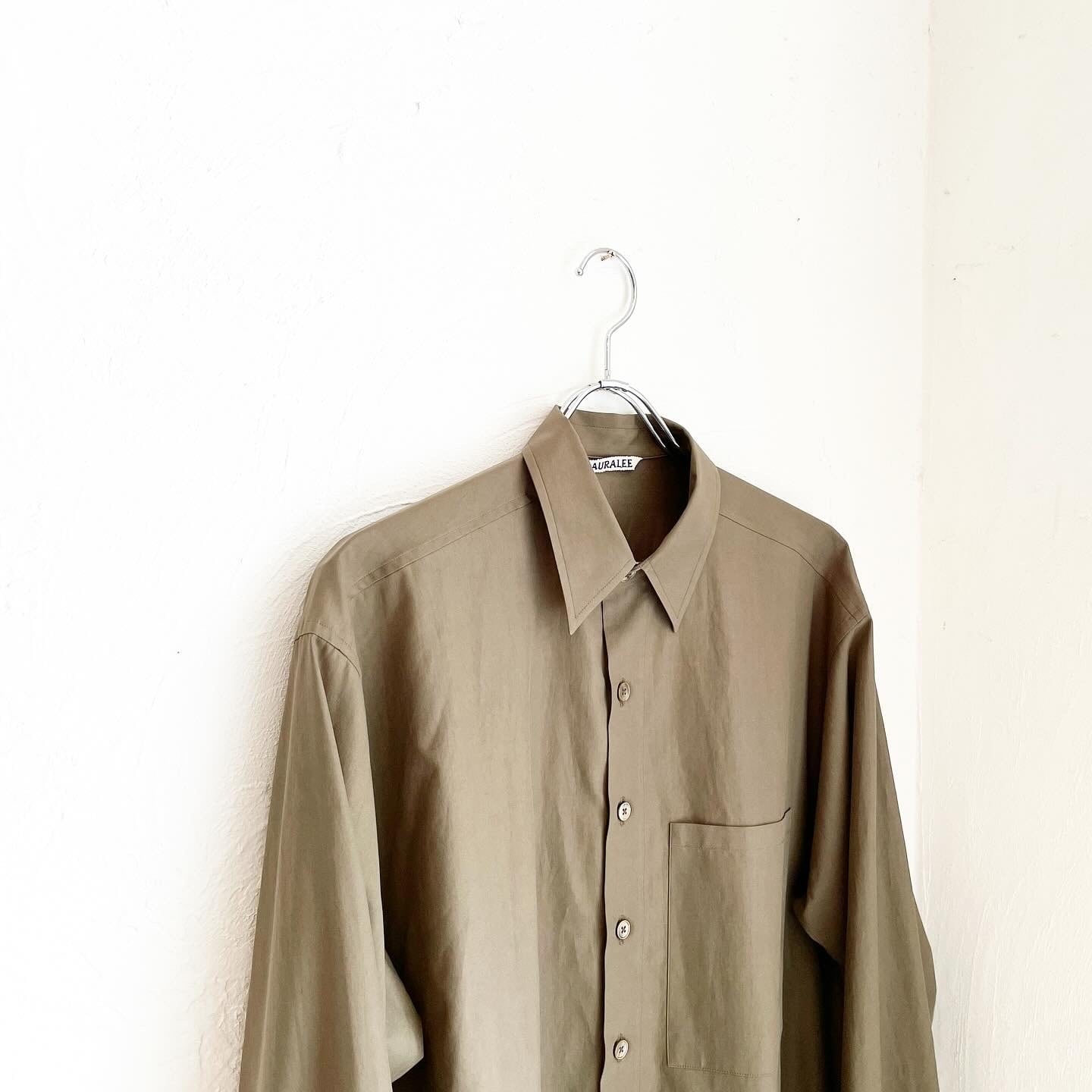 AURALEE(オーラリー)2024aw WASHED FINX TWILL BIG SHIRT | torico