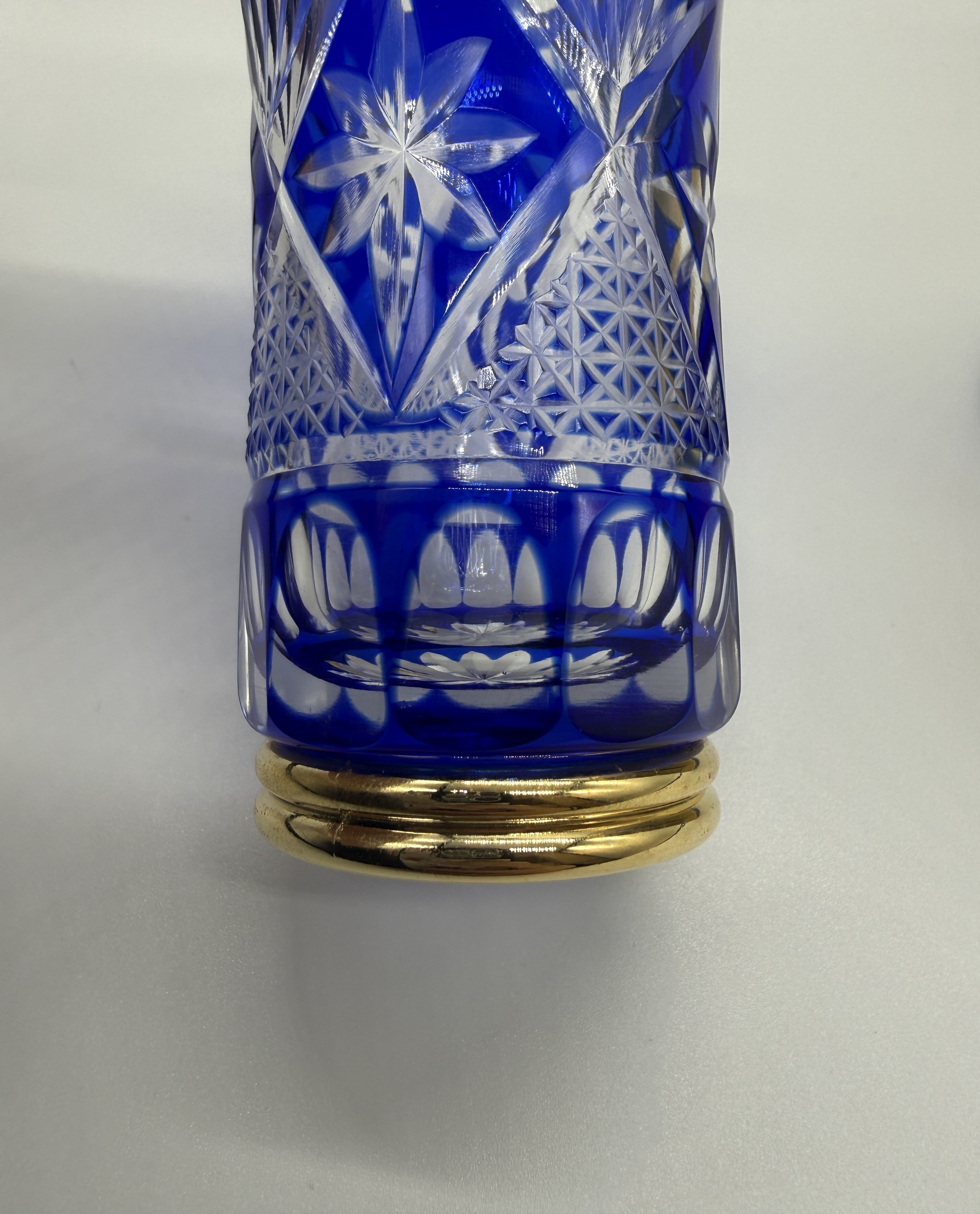 冷酒杯【上海切子】※金ベース