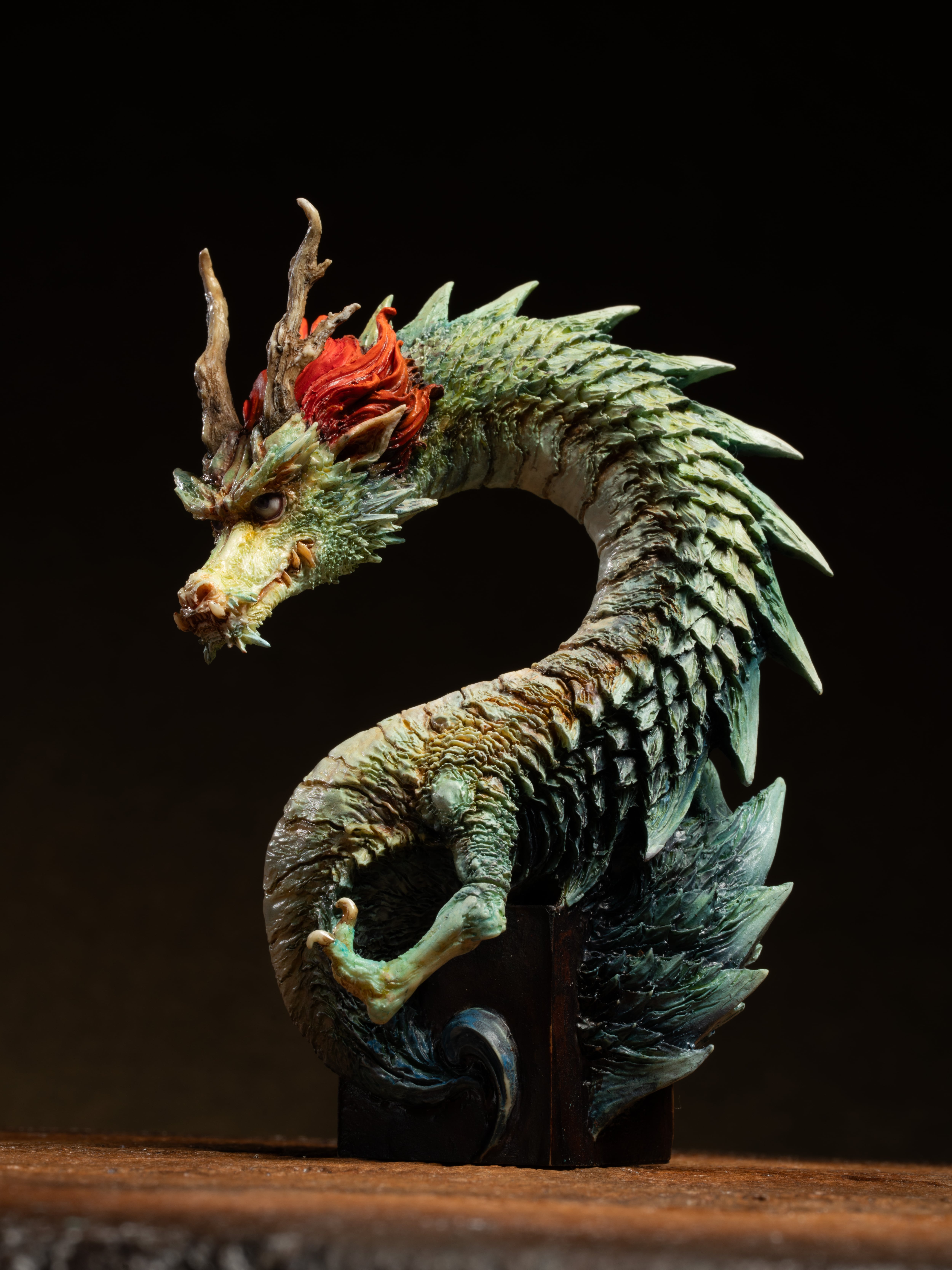 龍胸像 塗装済み完成品 ver.B ｜高木アキノリ | sumart