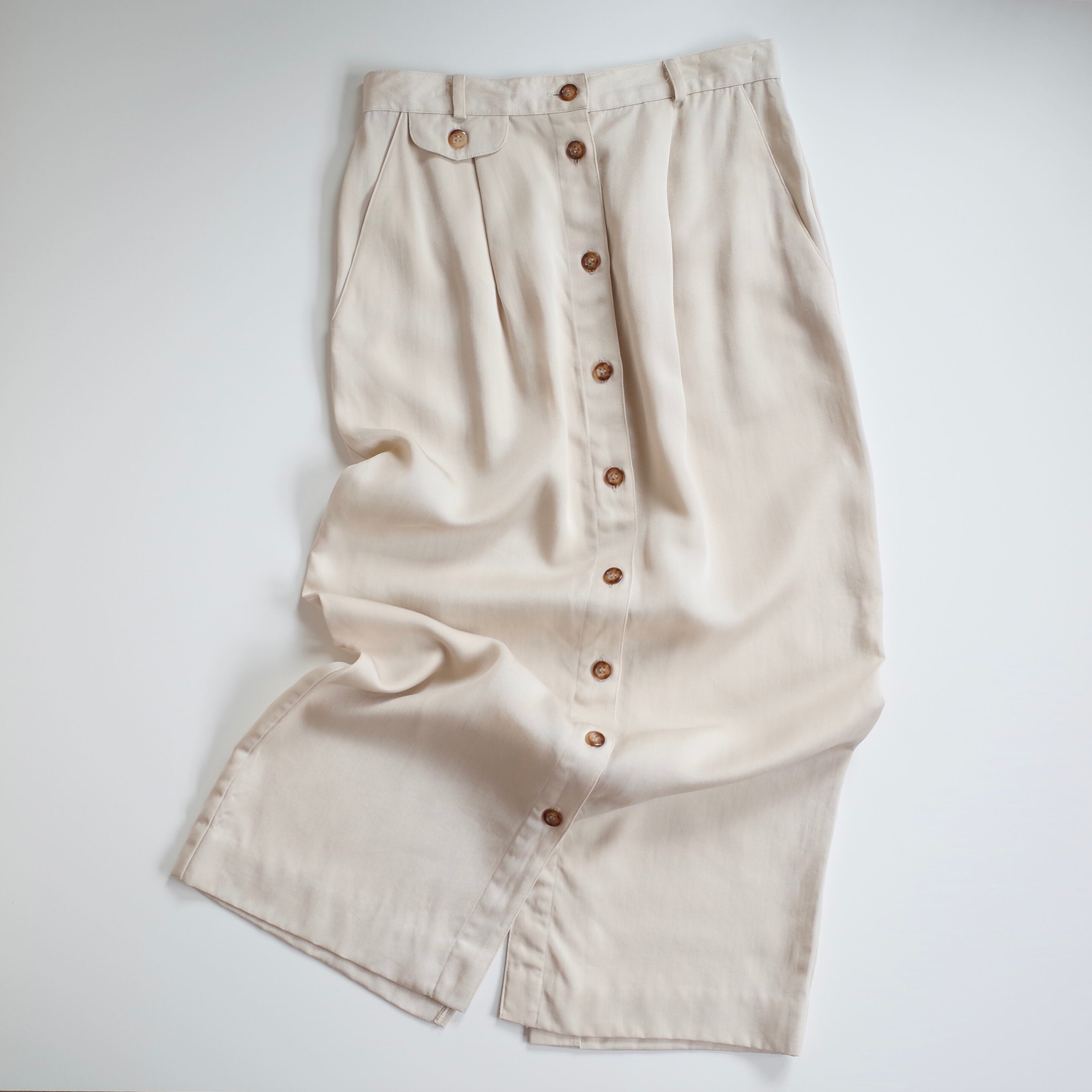 Talbots flap pocket long skirt