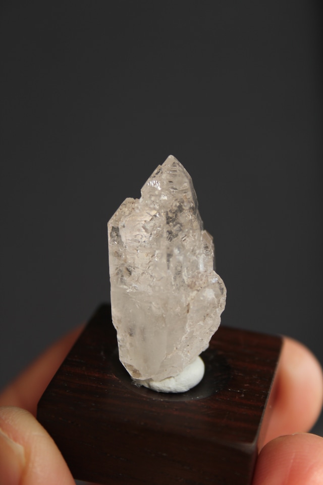 【4101】長崎クリスタル ローズウッドベース小