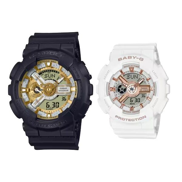 国内正規品 CASIO G-SHOCK BABY-G カシオ Gショック ベビーG ペアウォッチ GA-110CD-1A9JF BA-110XRG-7AJF PAIR-CASIO-053