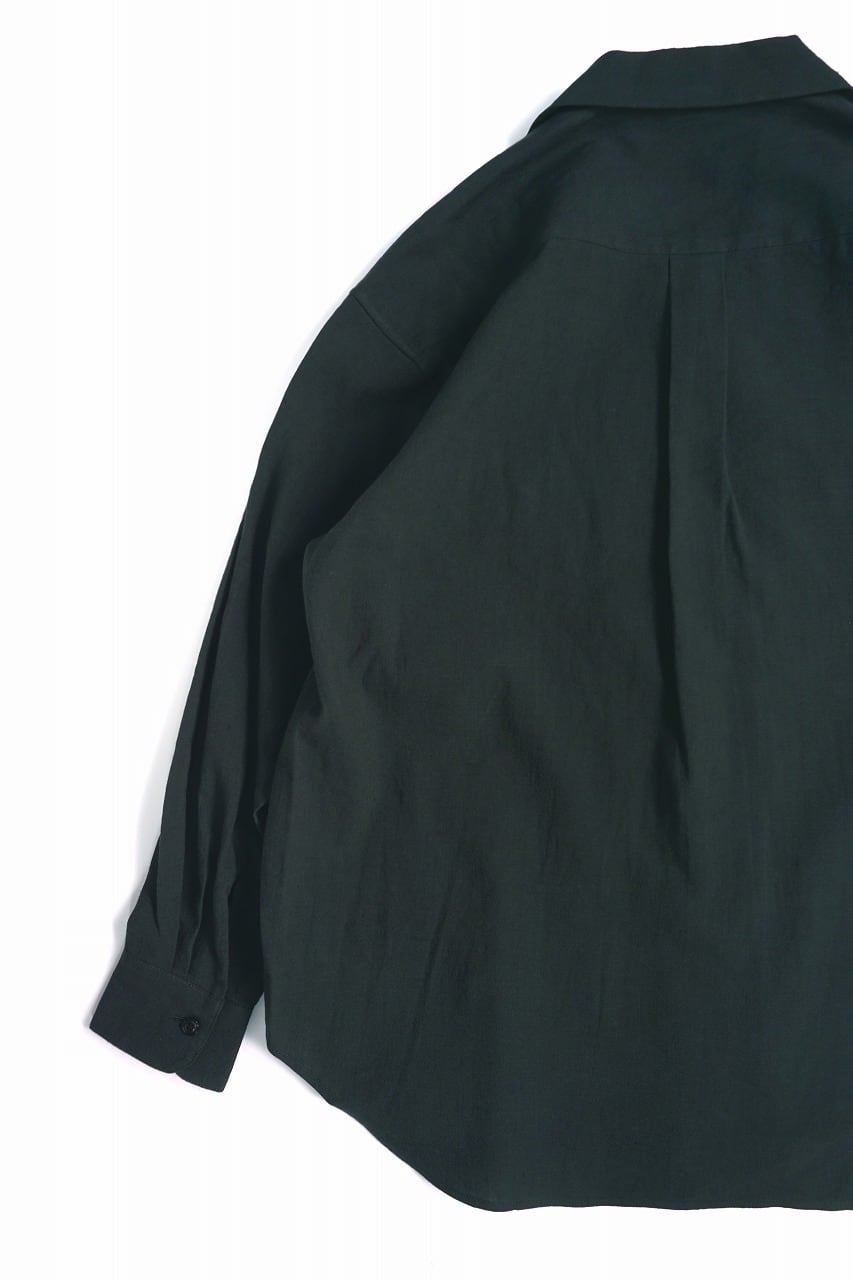 Li. Co. Poplin Open Collar Shirt