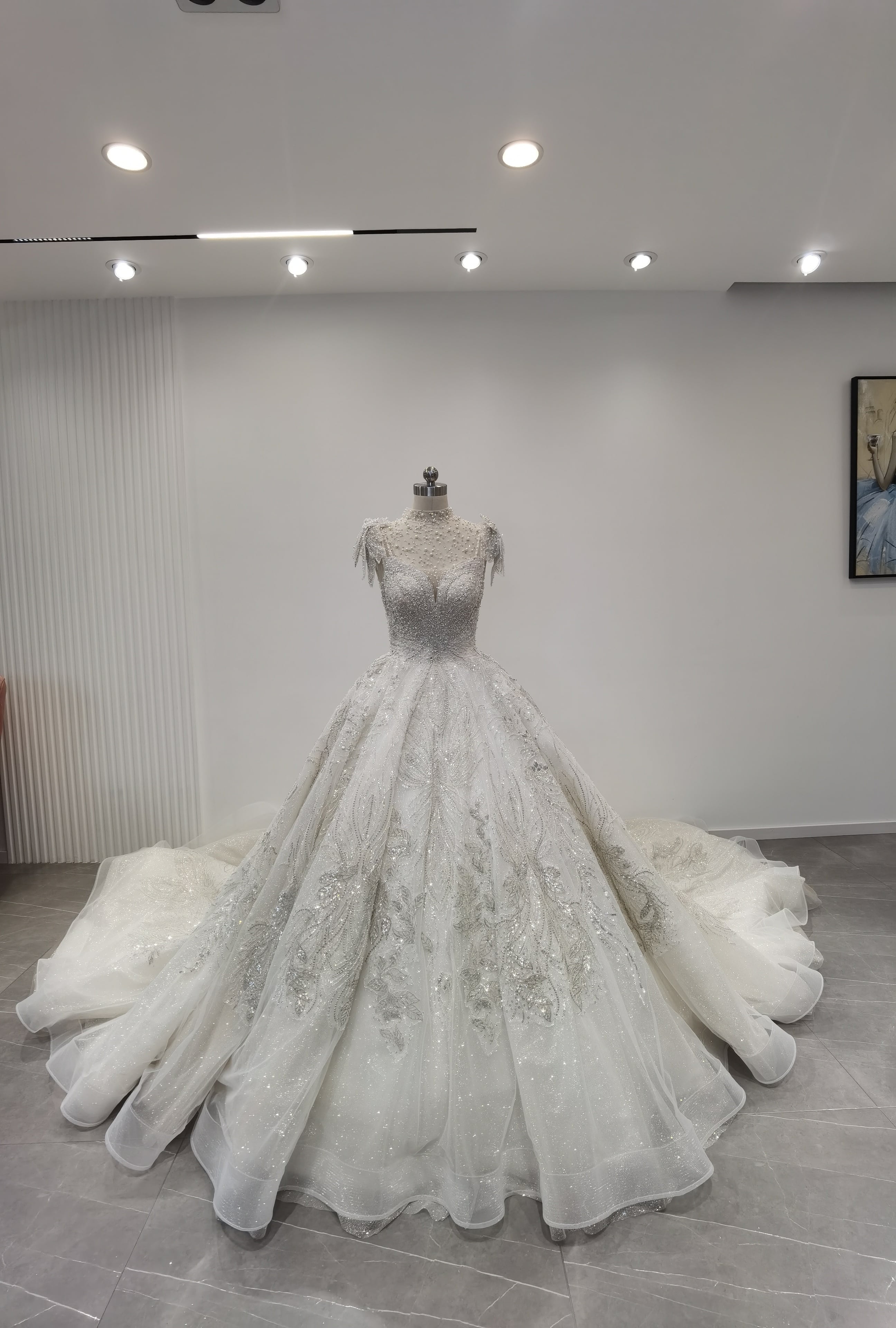 韓国風 キラキラ 3way ウエディングドレス | MINLADY BRIDE