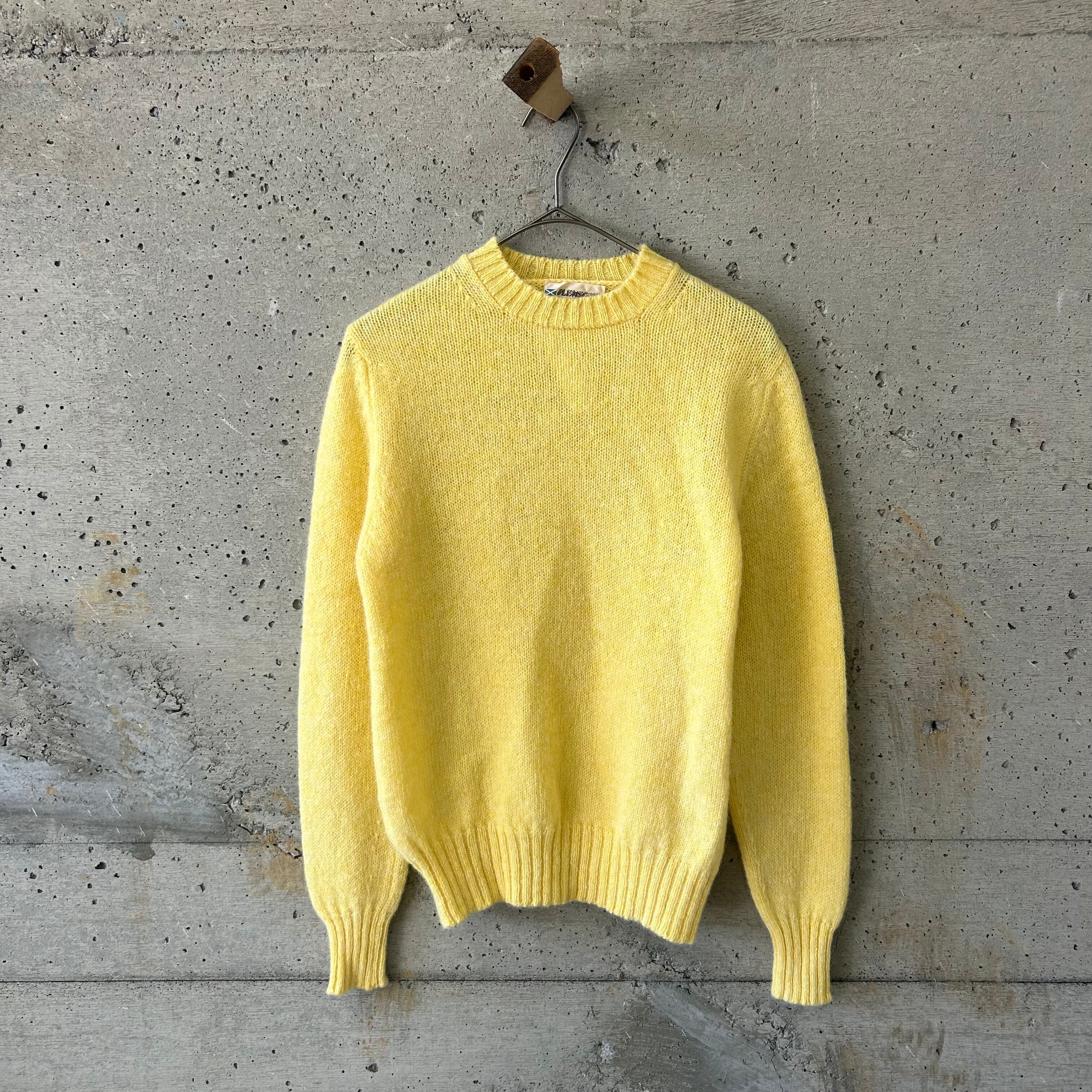 yellow knit