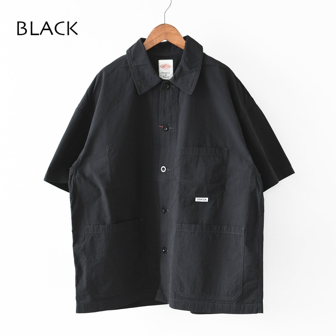 DANTON [ダントン] M COVERALL S/S SHIRT [DT-B0239MUG] カバーオール