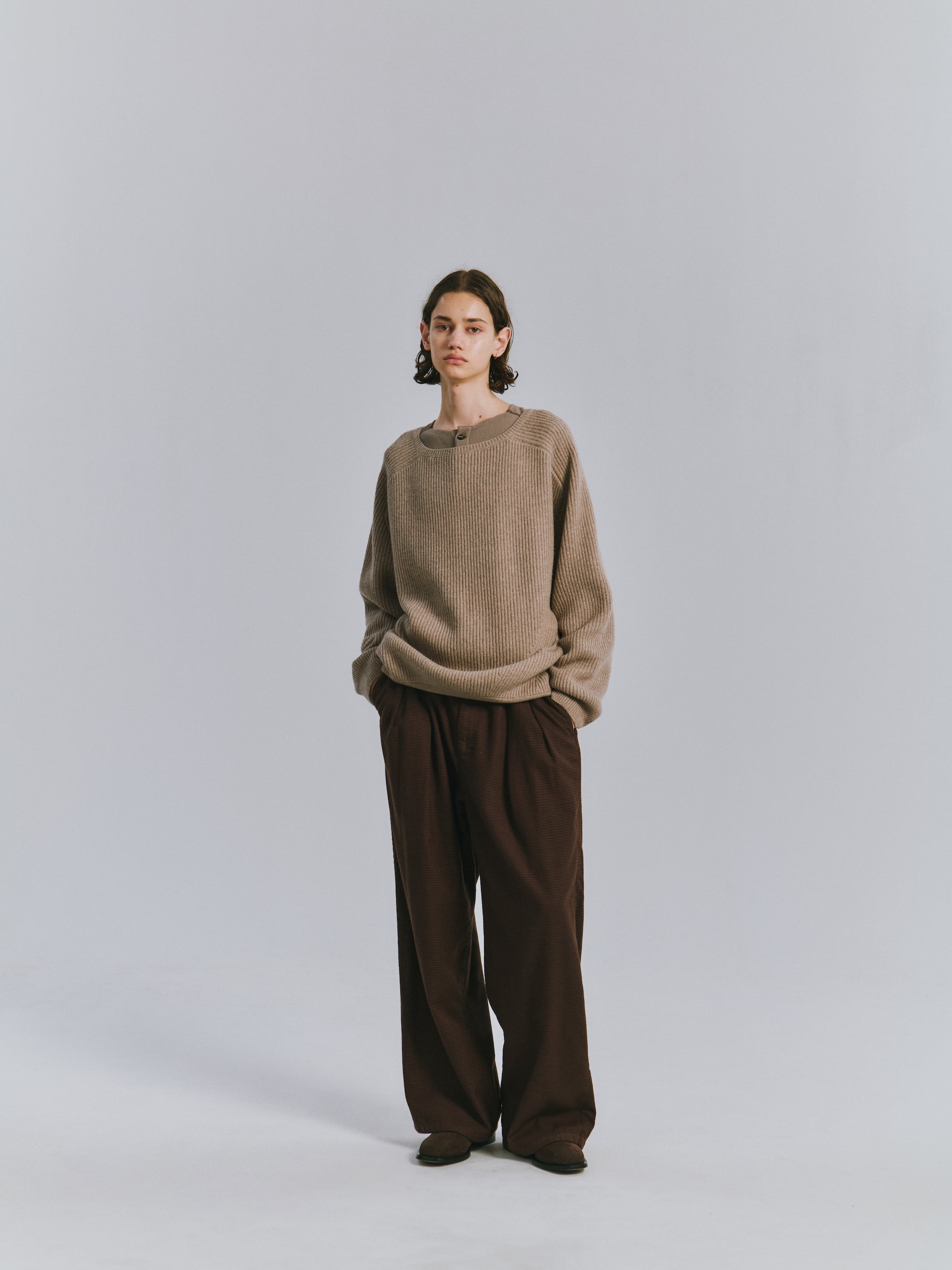ANCELLM / TUCK IN KNIT / ANC-KN30
