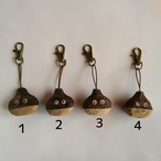 クリクリおめめの栗キーホルダー