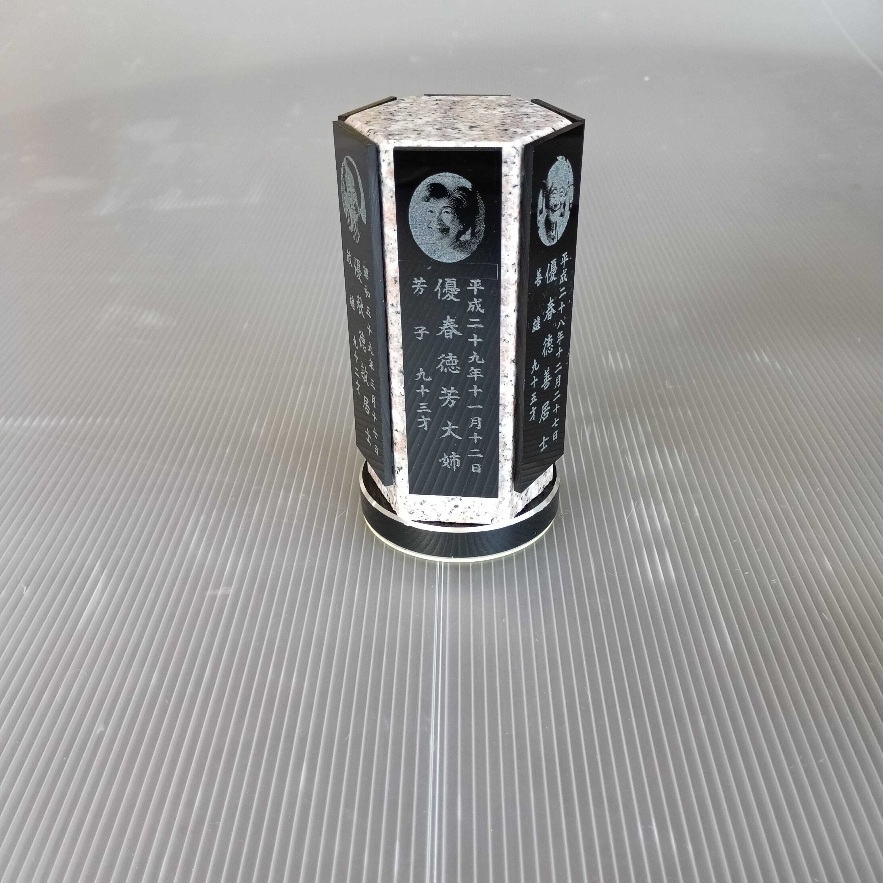 回転位牌　６人用悠想天回　6R60A桜　６名様分