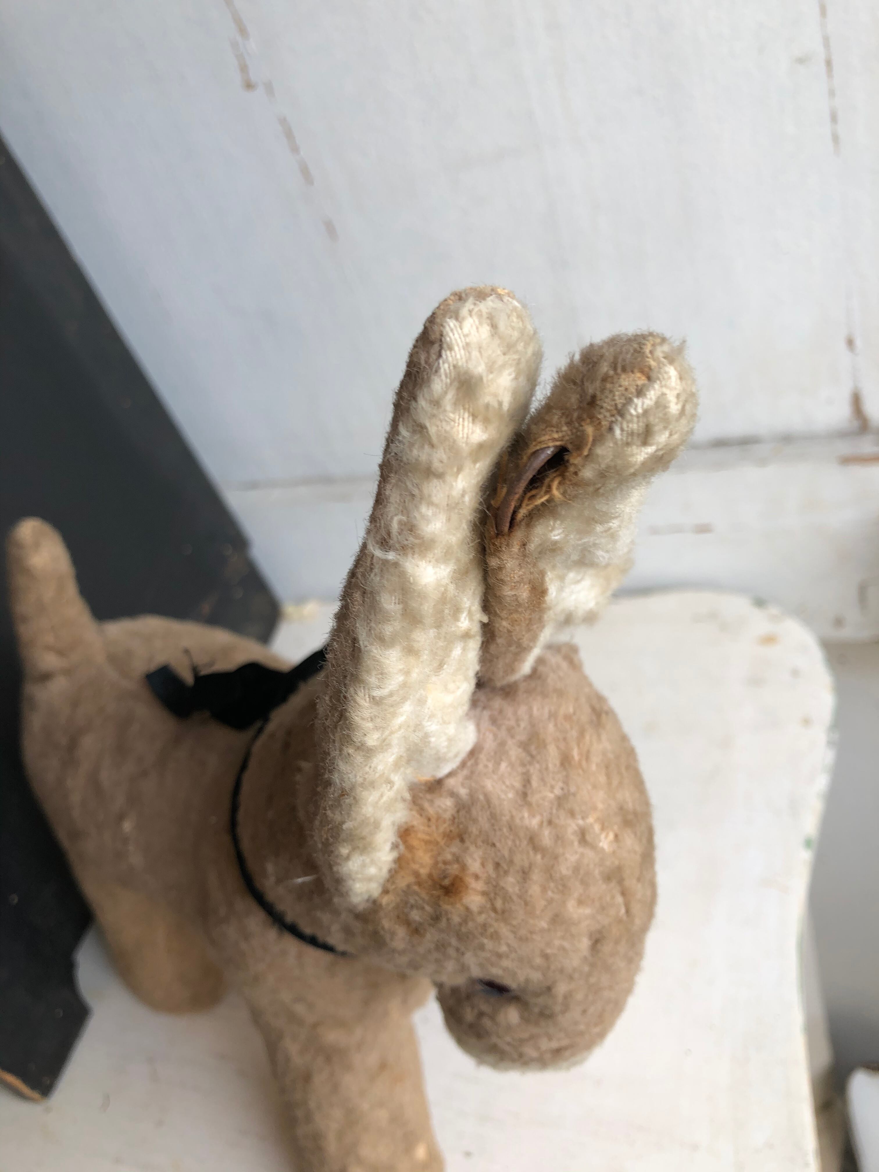 フランス 古いロバのぬいぐるみ 人形 ドール | Brocante de La Cocotte