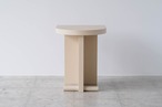 Semicircle stool (White lily color)