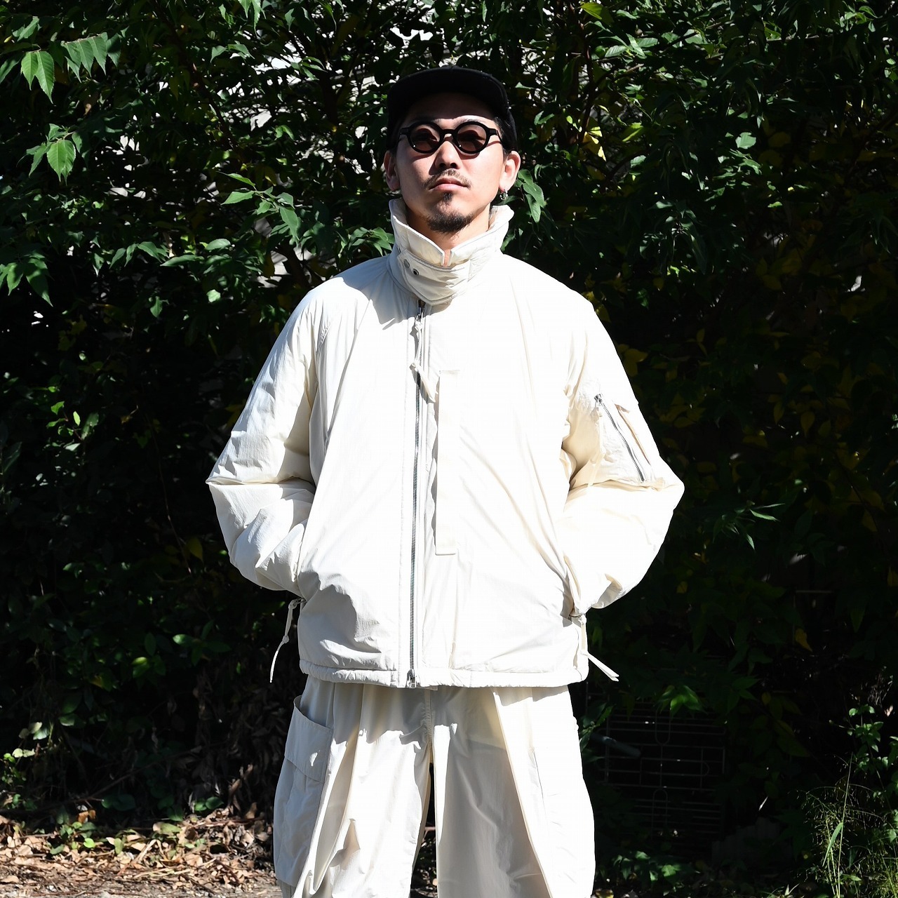 product twelve(プロダクトトゥウェルブ) ダウンジャケットエクリュコーディネート