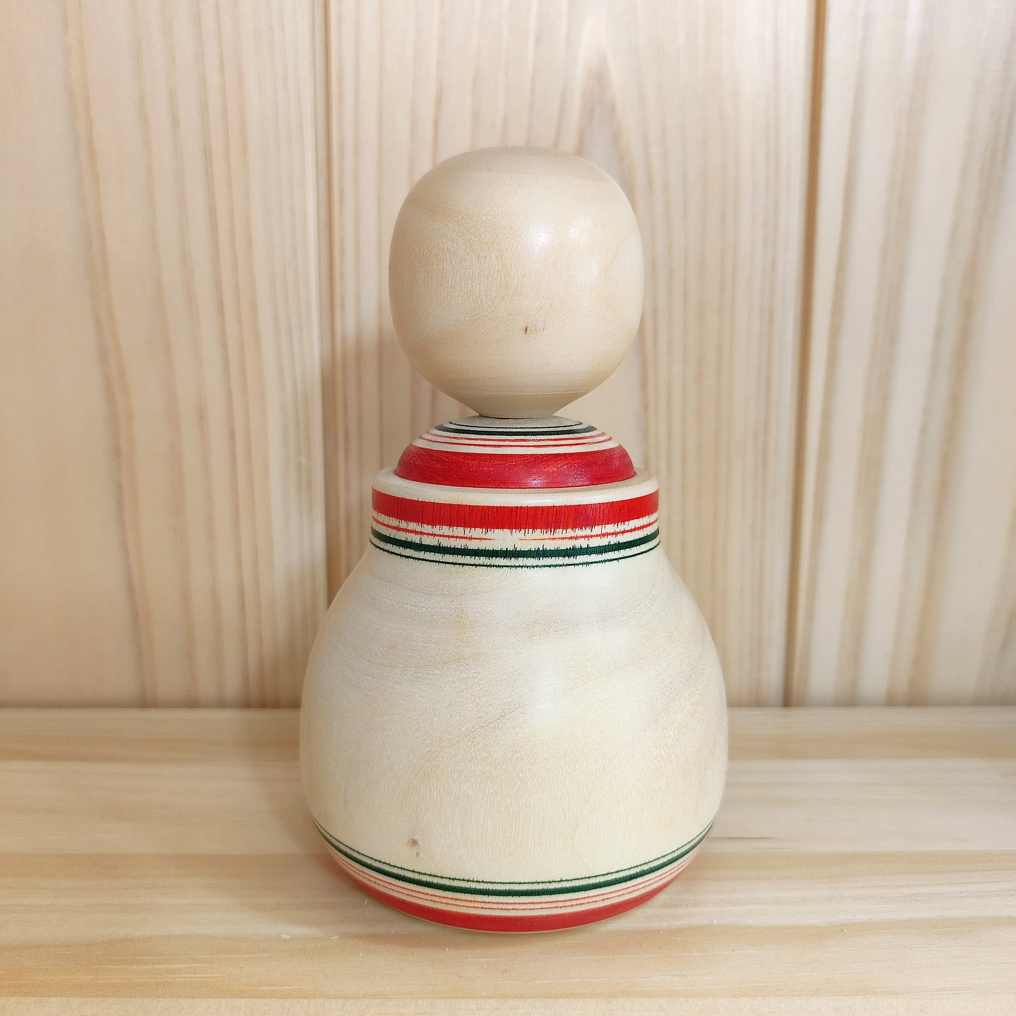 大沼秀顕工人：鳴子系】ねまりこ 赤・緑 菊：13cm N4HO-5