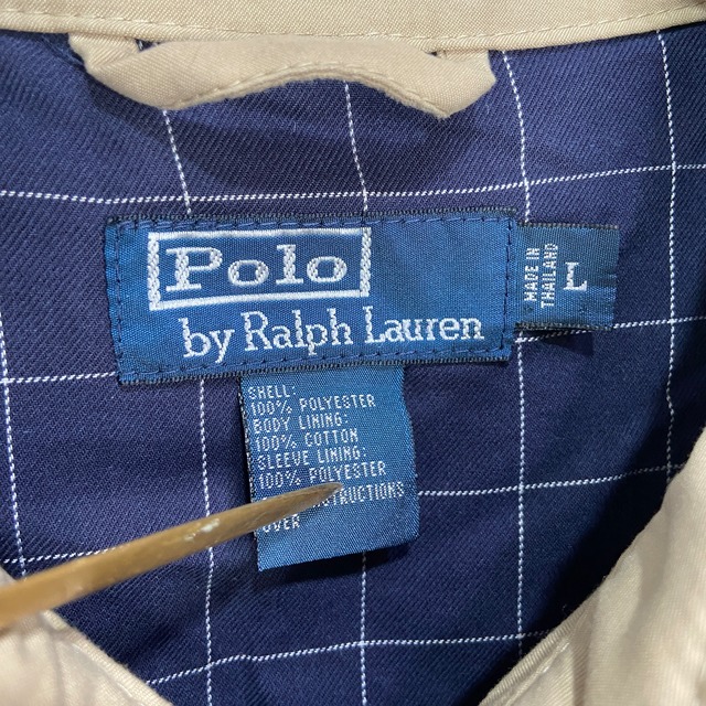 Ralph Lauren スウィングトップジャケット L ベージュ ポリエステル