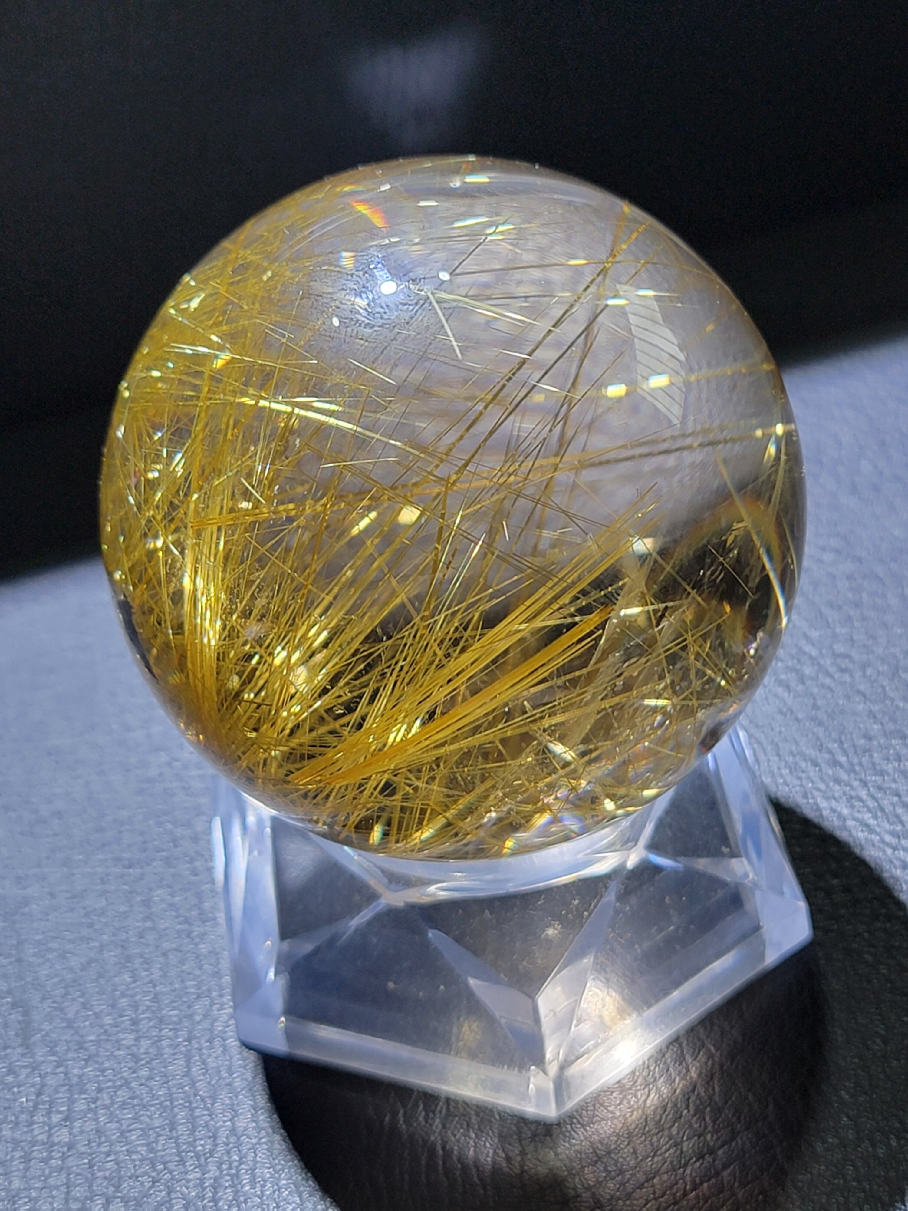 [送料無料][最高級品]　73mmタイチンルチルスフィア