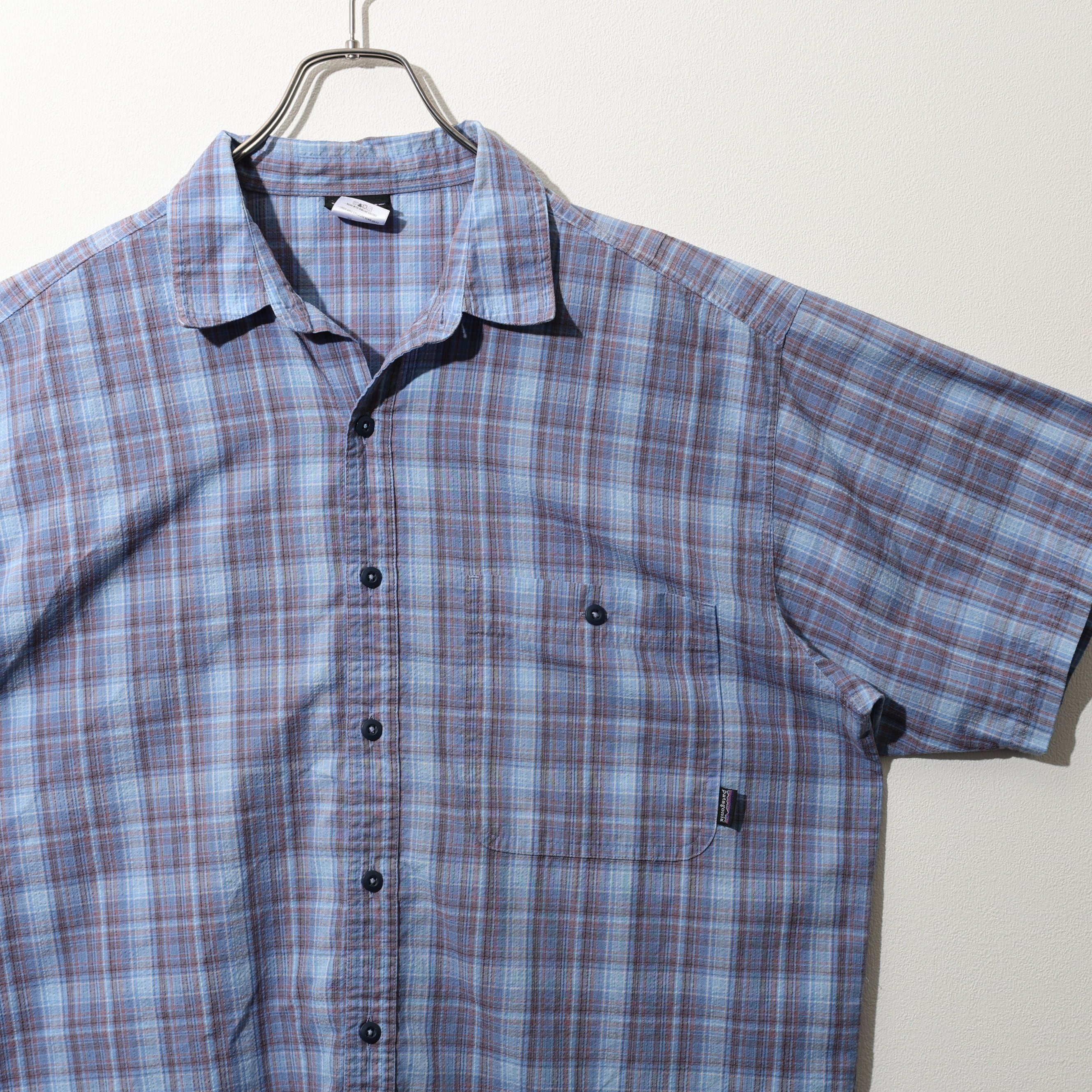 patagonia パッカーウェアシャツ 07年製 patagonia Puckerware Shirt (Size：M Model：166cm