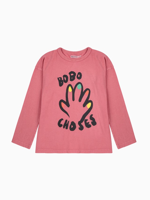 【25AW】BOBOCHOSES(ボボショセス)High Five Tshirt(2-3y/4-5y/6-7y/8-9y/10-11y)長袖Tシャツ ハンド 手