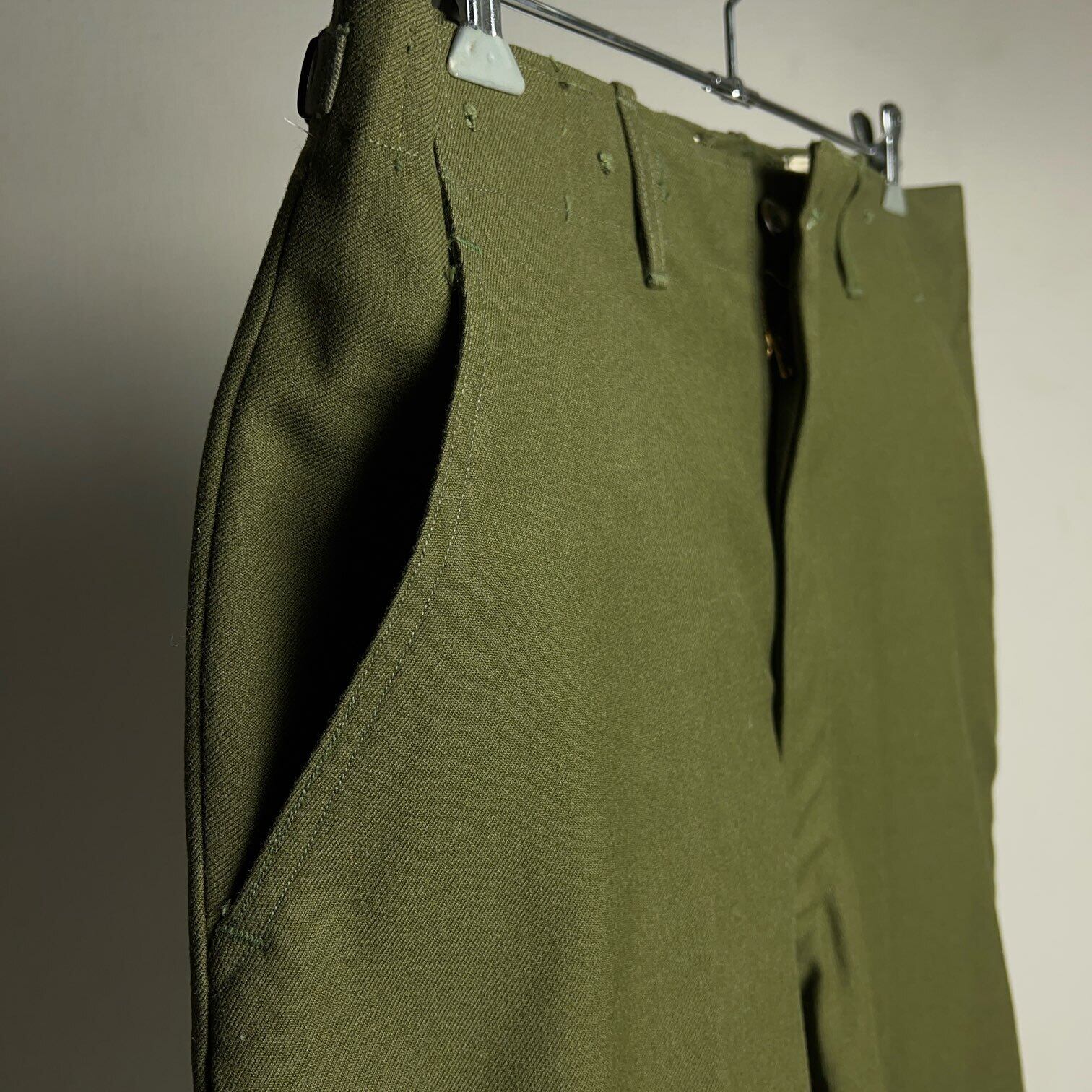 70s米軍実物 M-1951 フィールドウールトラウザーズ M-S 未使用 DEADSTOCK】U.S.Army M-1951 Field Wool Trousers OG-108 