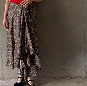 オリジナル サーキュラースカート｜小紋柄