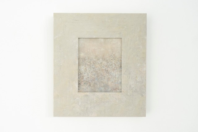「キリトリ線 − 縫い目を越えるチケット」道源綾香 作  / 絵画