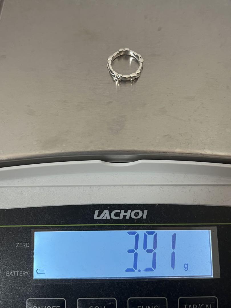 ティファニー TIFFANY シグネチャークロス ステッチリング 9号 希少