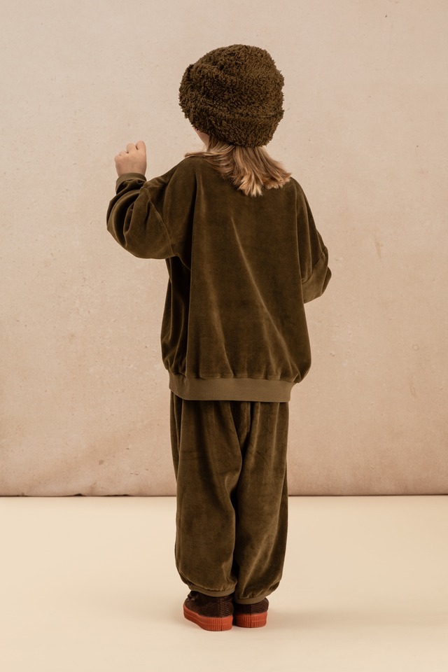 ［-24m］Studio Boheme Paris - CLASSIC SWEAT-SHIRT / KAKI