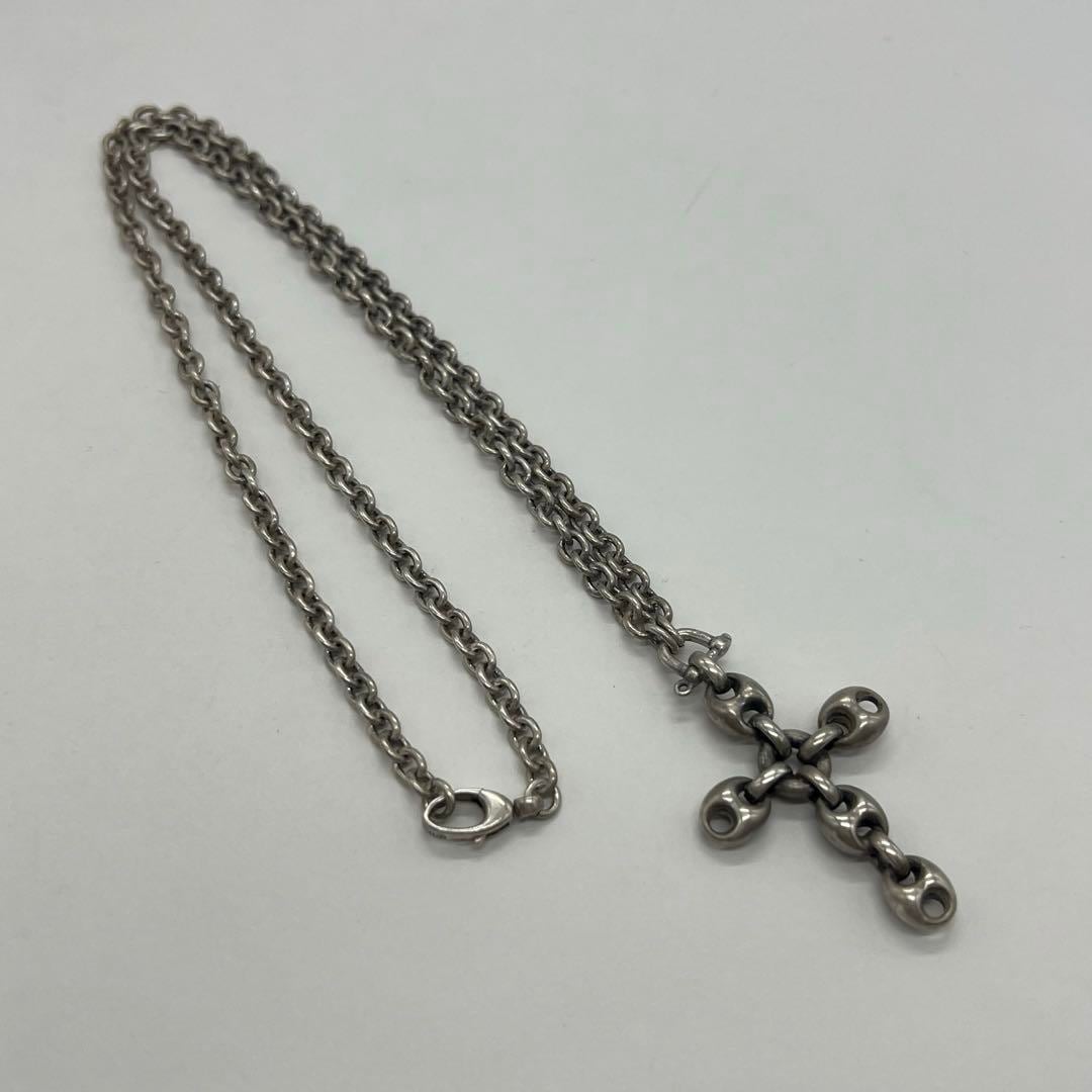 グッチ GUCCI マリーナクロス ネックレス SV925 希少 オールド