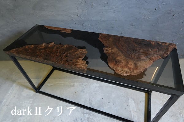 栗レジンテーブル【セミオーダー】 | RESIN SPACE