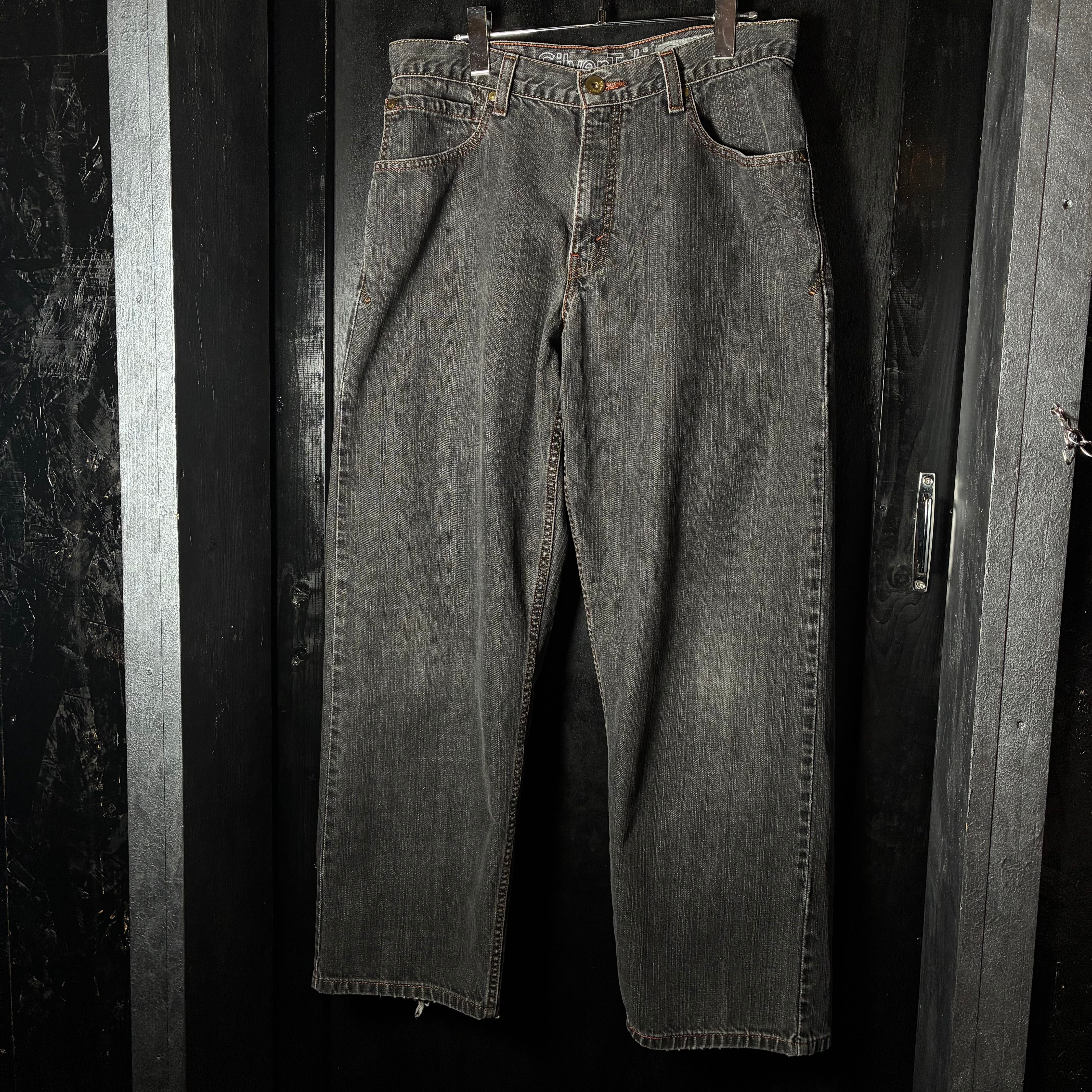 メキシコ製 Levi's Silver Tab Baggy 先染めブラック W33 リーバイス