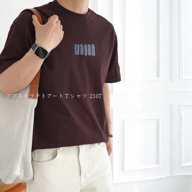 アブストラクトアートＴシャツ 2107