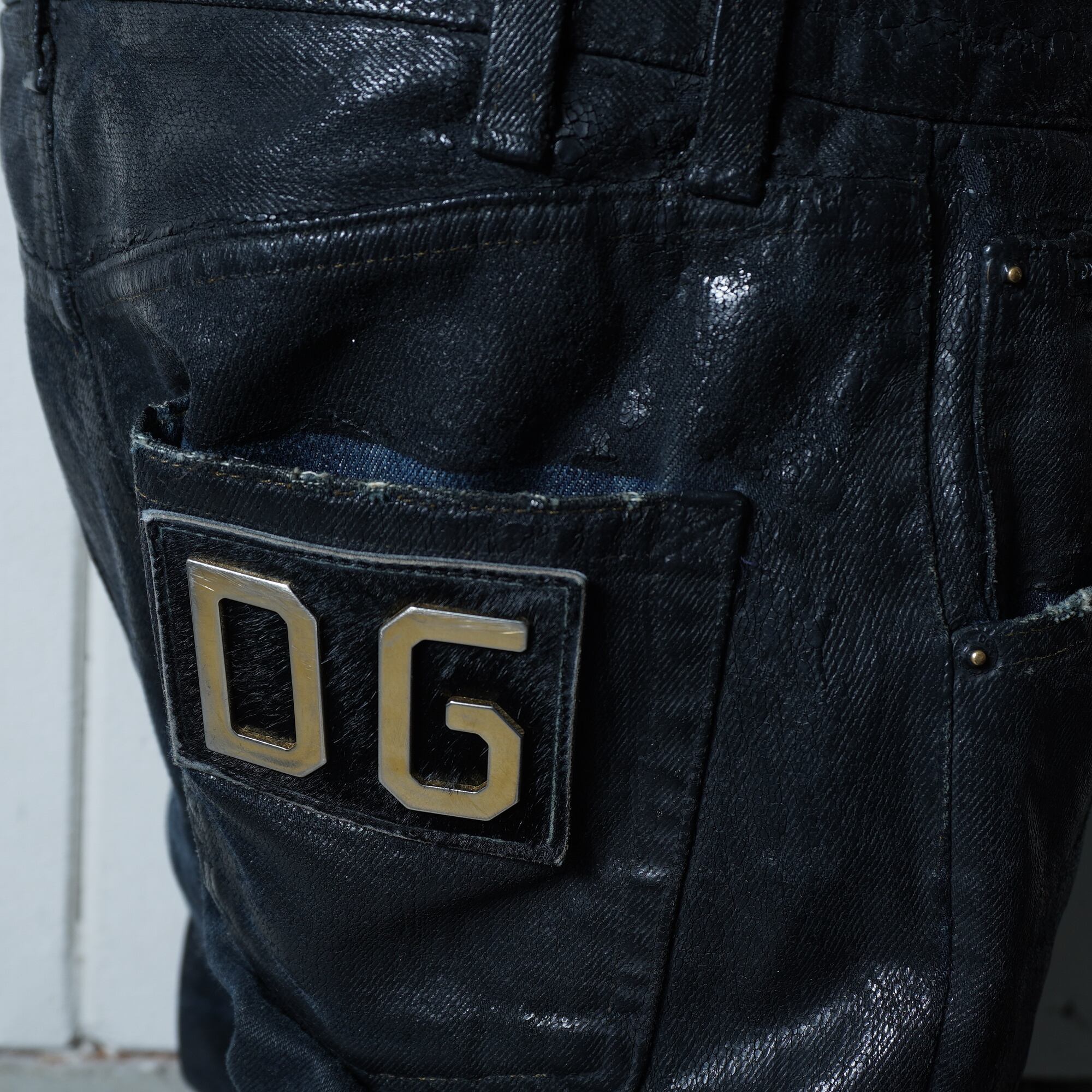 DOLCE&GABBANA コーティング デニム archive ダークウェア DOLCE＆GABBANA】ドルチェ＆ガッバーナ 