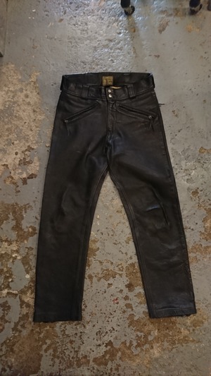 1950s Langlitz Leather Green Tag Leather Pants
