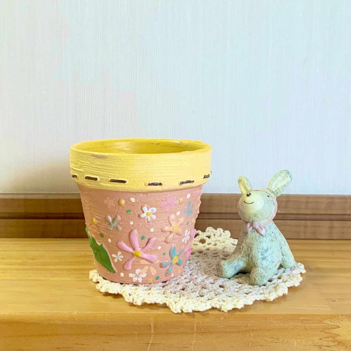 オーダー不可】お花 リメ鉢 | ポジティブなリメ鉢SHOP