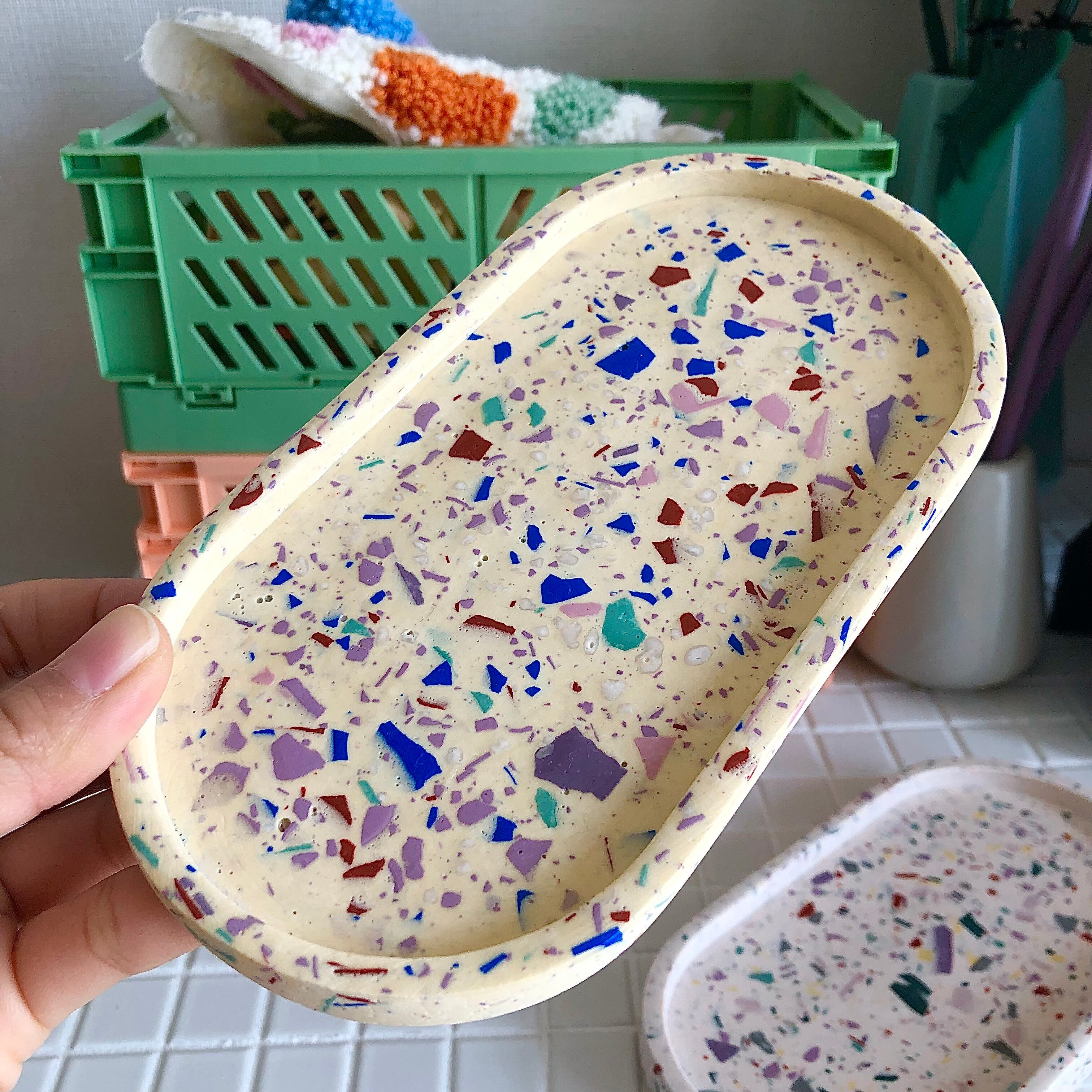 terrazzo テラゾー マルチトレイ アクセサリートレイ 韓国インテリア