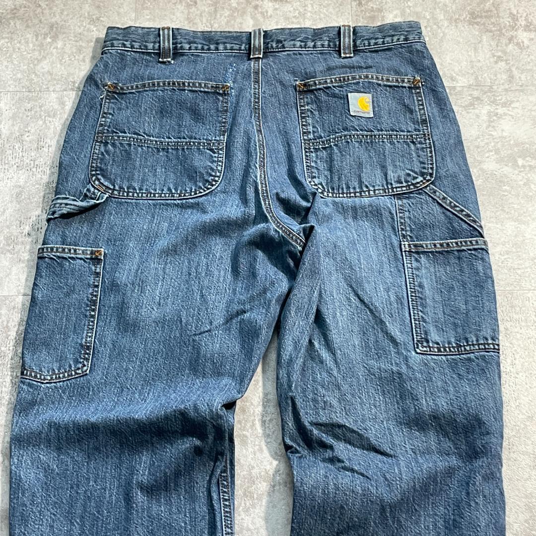 20s メキシコ製 デニム ダブルニー Carhartt カーハート 34×34 | ib2