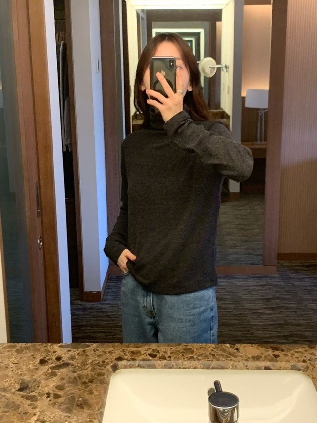 (予約) fl lanel / Heat wool polar tee 4color