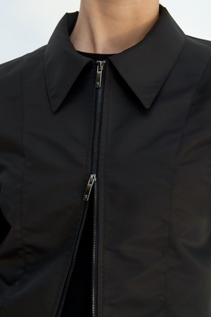 [TREEMINGBIRD] Knit Sleeve Cropped Jacket [ Deep Brown ] 正規品 韓国ブランド 韓国通販 韓国代行 韓国ファッション TRMNGBD tmb TREEMING BIRD 日本 店舗