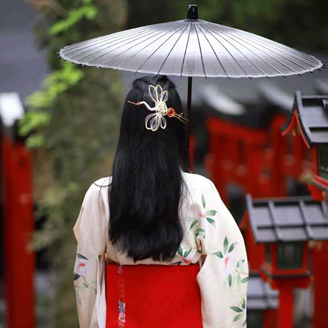在庫限り】傘 和傘 透明 透かし ぼかし クリア 舞傘 晴雨兼用 在庫限り】傘 和傘 透明 透かし ぼかし クリア 舞傘 晴雨兼用
