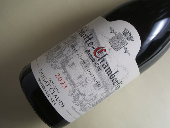 特級 グリオット・シャンベルタン 2023年 クロード・デュガ