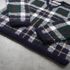 80s〜 MOHAIR ACRYLIC sweater M相当 古着