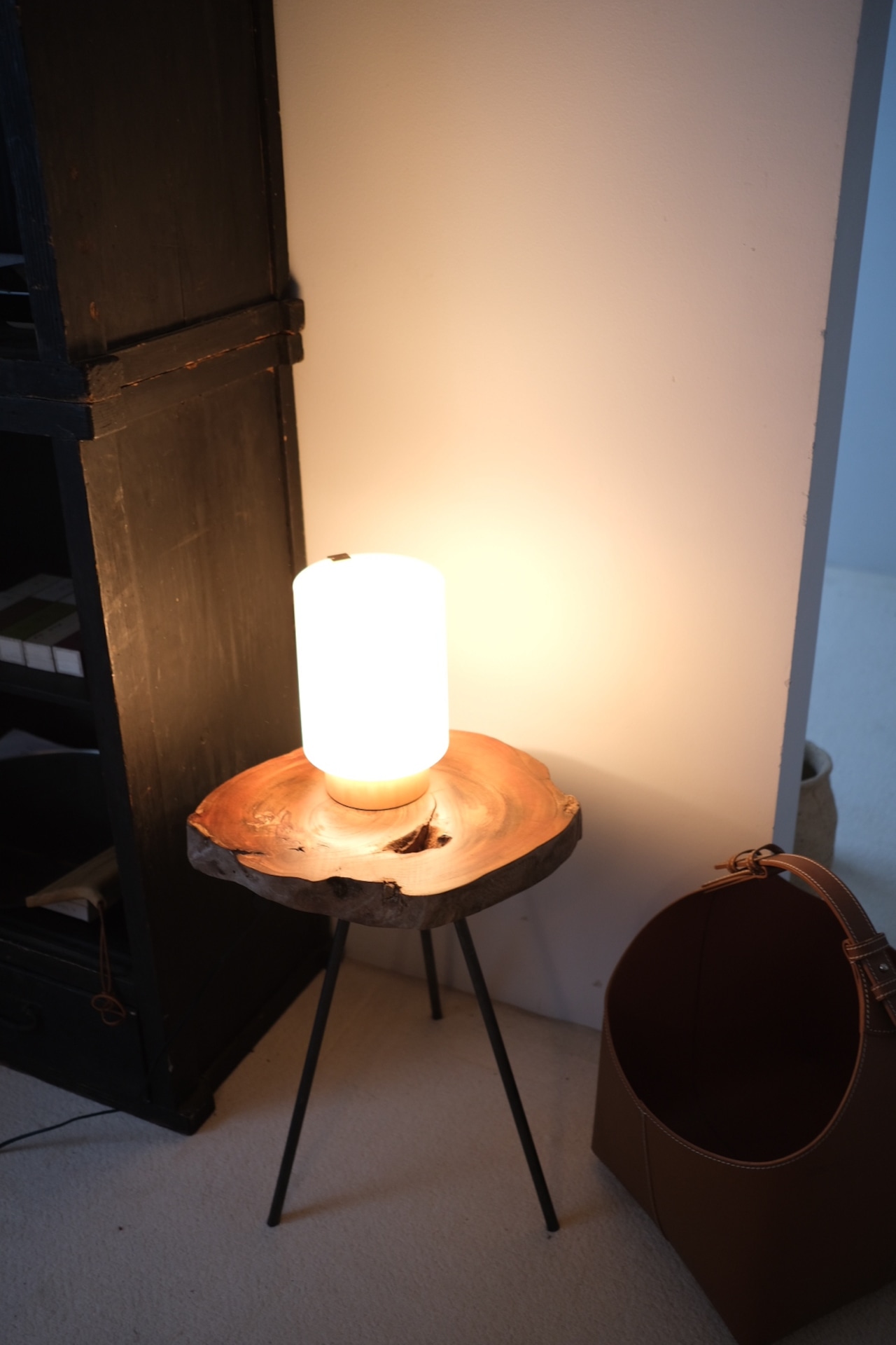 一枚板 Side table "欅" #004
