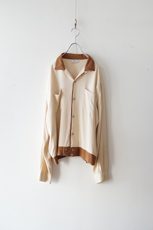 50's CAMPUS  -Rayon Gabadine Shirts Jacket- / キャンパス レーヨンギャバジン シャツジャケット