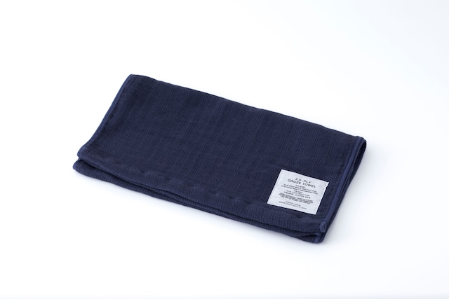 2.5-PLY GAUZE TOWEL：MUFFLER TOWEL (Navy) / SHINTO TOWEL
