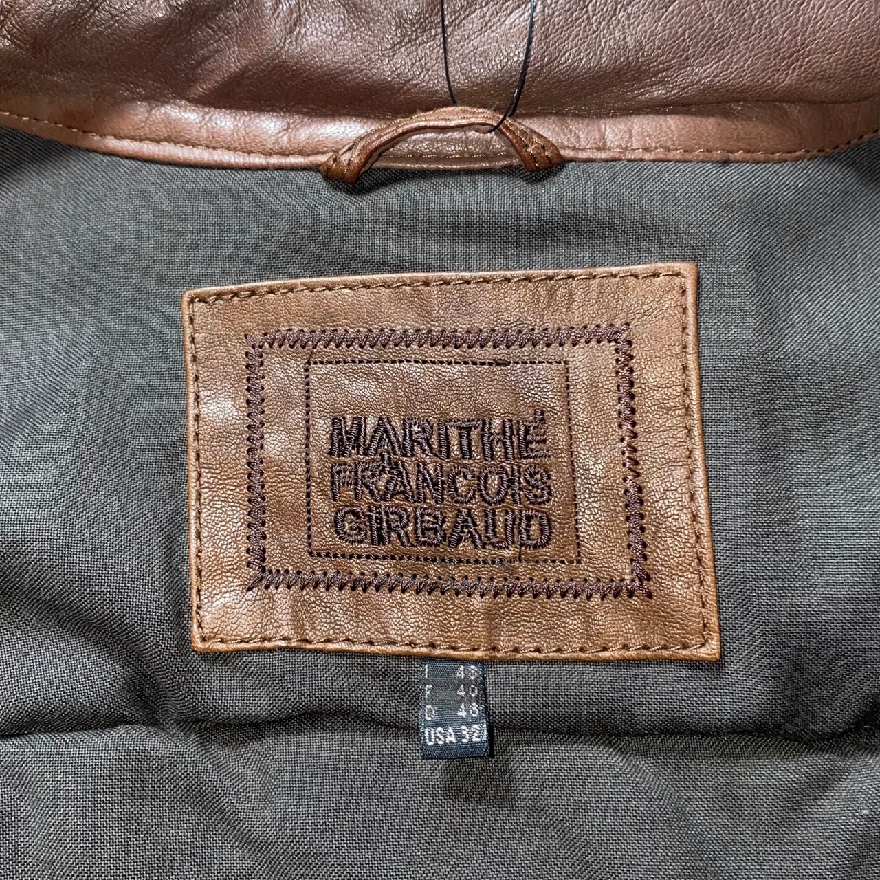 vintage 1990’s MARITHE FRANCOIS GIRBAUD leather blouson