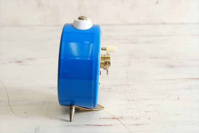 旧東ドイツ製 ヴィンテージ RUHLA 手巻き 目覚まし時計 ゼンマイ式