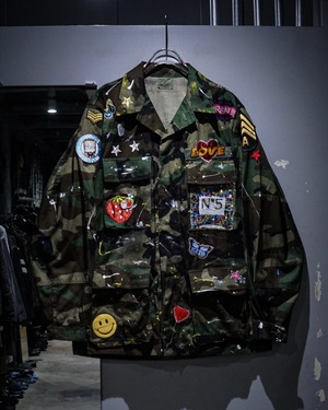 【add (C) vintage】90's U.S Army Special Custom Vintage Woodland BDU Jacket